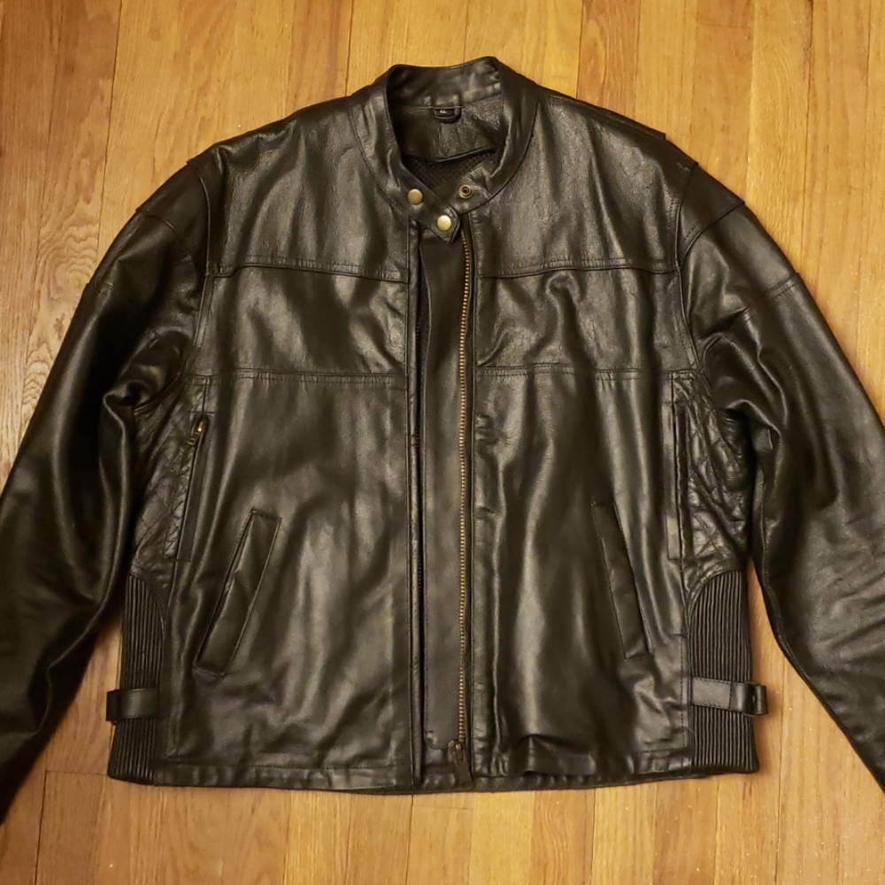 Leather Motorcycle Riding Jacket